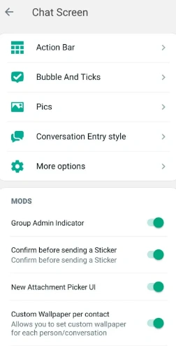 GB WhatsApp Customization
